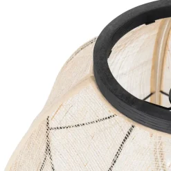 Orientalische Hängelampe braun Stoff 46 cm - Rob