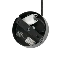 Orientalische Hängelampe Bambus mit Schwarz 60 cm - Evalin