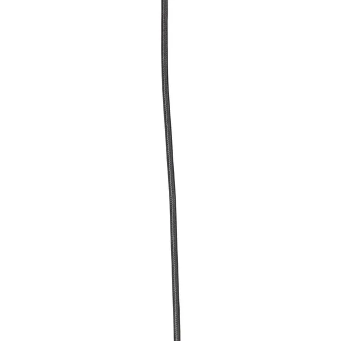 Orientalische Hängelampe Bambus mit Schwarz 60 cm - Evalin