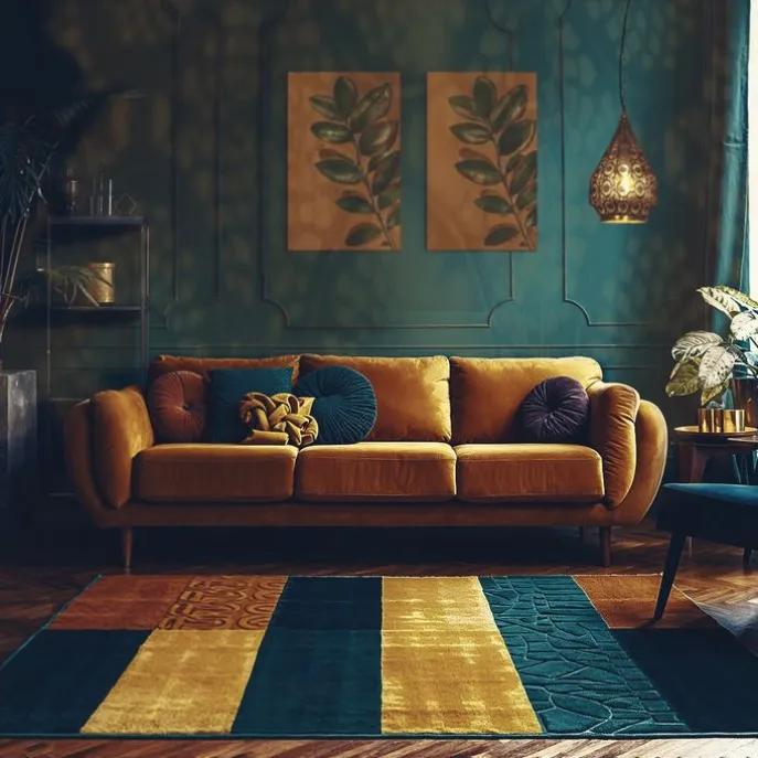 Orientalische Hängelampe Gold mit Muster 26cm - Mowgli