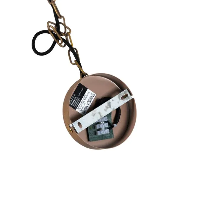 Orientalische Hängelampe Gold mit Muster 26cm - Mowgli