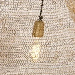 Orientalische Hängelampe Gold 60 cm - Nidum