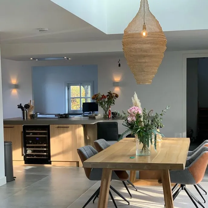 Orientalische Hängelampe Gold 60 cm - Nidum L.