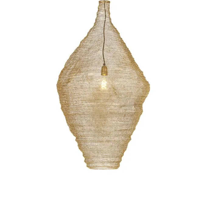 Orientalische Hängelampe Gold 60 cm - Nidum L.