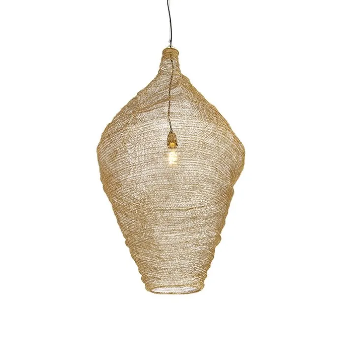 Orientalische Hängelampe Gold 60 cm - Nidum L.