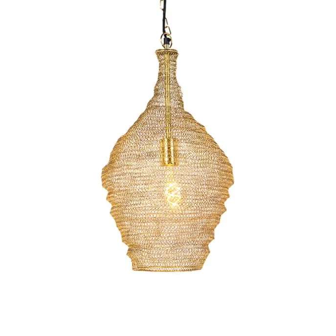 Orientalische Hängelampe Gold 30 cm - Nidum