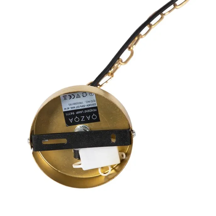 Orientalische Hängelampe Gold 30 cm - Nidum