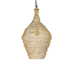 Orientalische Hängelampe Gold 30 cm - Nidum