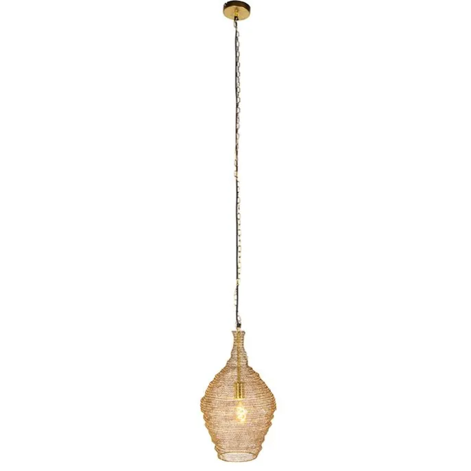 Orientalische Hängelampe Gold 30 cm - Nidum