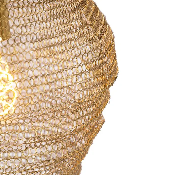 Orientalische Hängelampe Gold 30 cm - Nidum