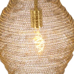 Orientalische Hängelampe Gold 30 cm - Nidum
