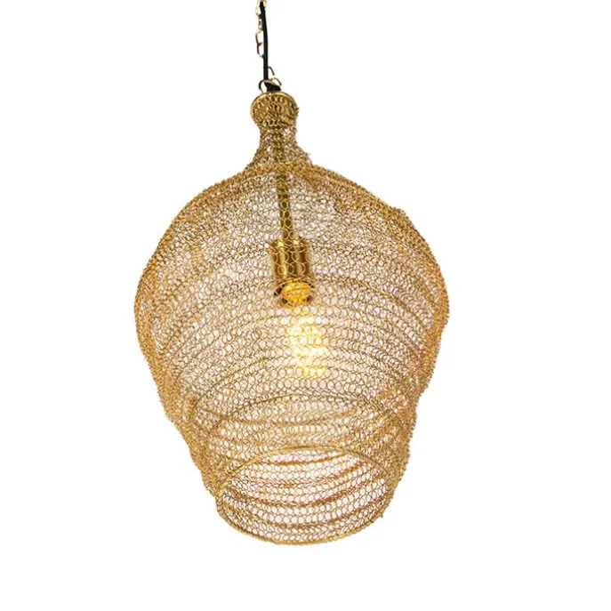 Orientalische Hängelampe Gold 30 cm - Nidum