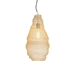 Orientalische Hängelampe Gold - Nidum Rombo