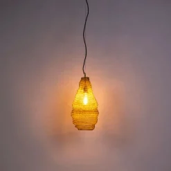 Orientalische Hängelampe Gold - Nidum Rombo