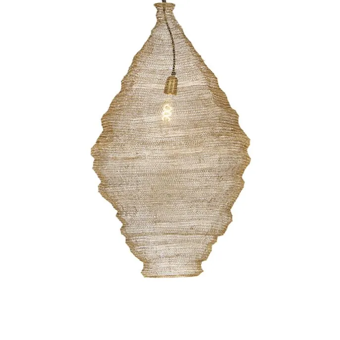 Orientalische Hängelampe Gold 90 cm - Nidum