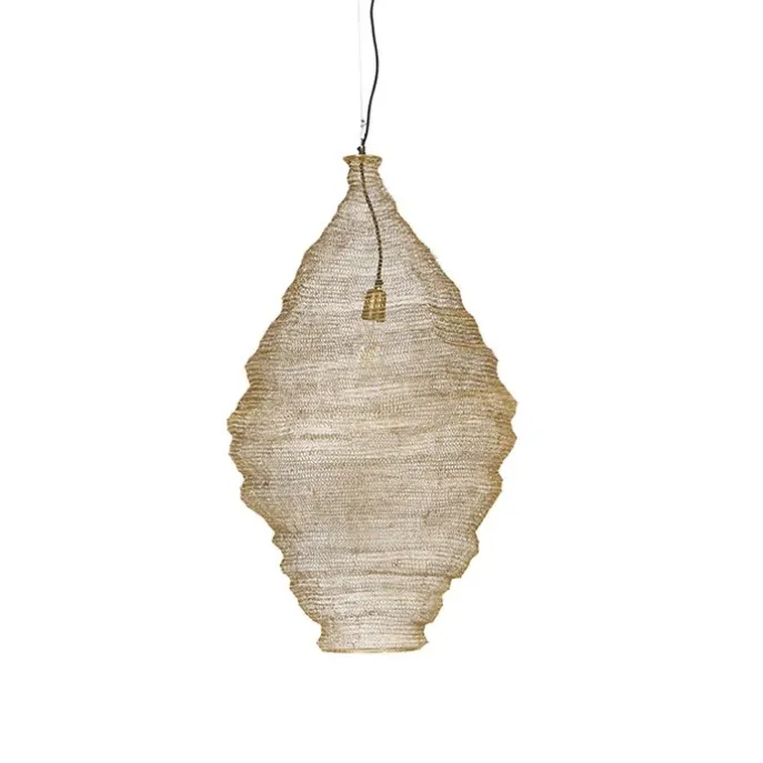 Orientalische Hängelampe Gold 90 cm - Nidum