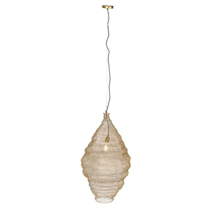 Orientalische Hängelampe Gold 90 cm - Nidum