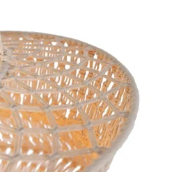 Orientalische Hängelampe natur 50 cm - Leonard