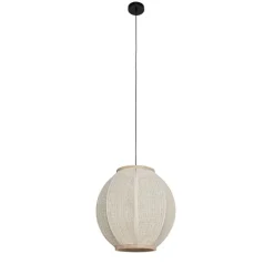 Orientalische Hängelampe Naturstoff 46 cm - Rob