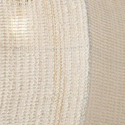 Orientalische Hängelampe Naturstoff 46 cm - Rob