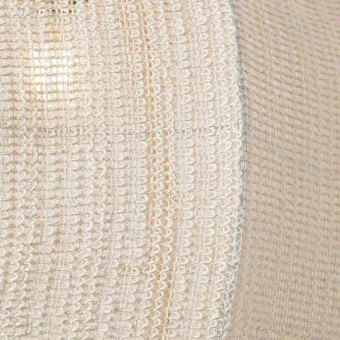Orientalische Hängelampe Naturstoff 46 cm - Rob