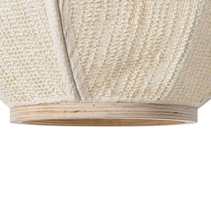 Orientalische Hängelampe Naturstoff 46 cm - Rob