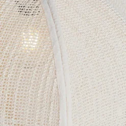 Orientalische Hängelampe Naturstoff 48 cm - Rob