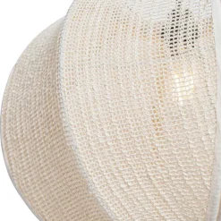 Orientalische Hängelampe Naturstoff 48 cm - Rob