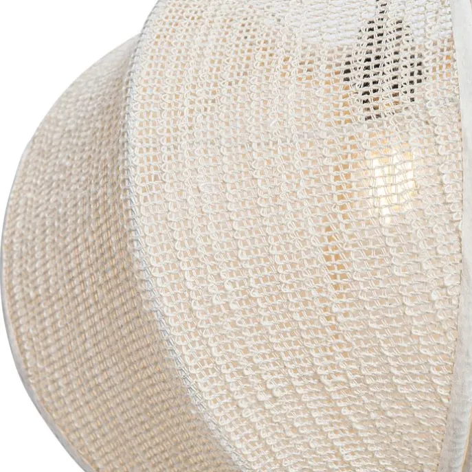 Orientalische Hängelampe Naturstoff 48 cm - Rob