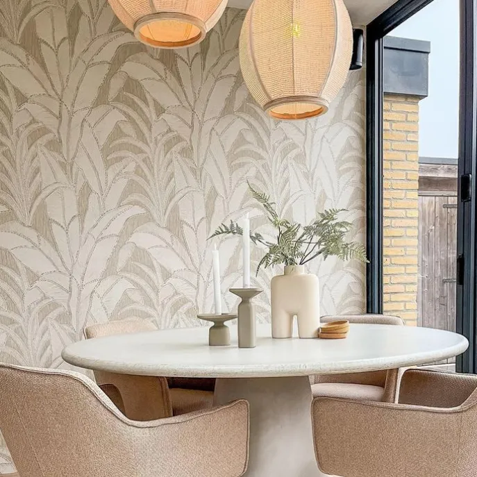 Orientalische Hängelampe Naturstoff 35 cm - Rob