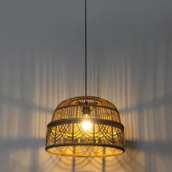 Orientalische Hängelampe Rattan 44 cm - Michelle