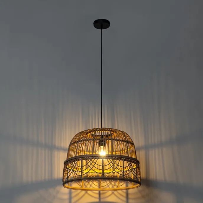 Orientalische Hängelampe Rattan 49 cm - Michelle