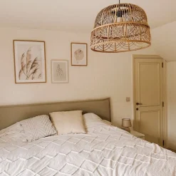 Orientalische Hängelampe Rattan 49 cm - Michelle