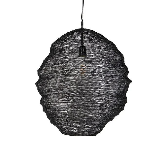 Orientalische Hängelampe schwarz - Nidum Gran