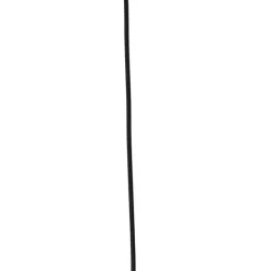 Orientalische Hängelampe schwarz mit Bambus 50cm - Rina