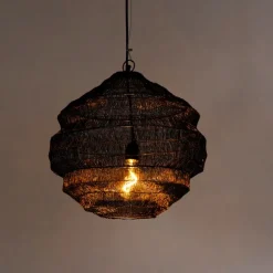 Orientalische Hängelampe schwarz 45 cm x 40 cm - Vadi