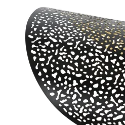 Orientalische Hängelampe schwarz mit Gold 50 cm - Japke