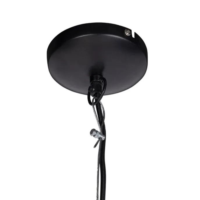 Orientalische Hängelampe schwarz mit Gold 45 cm - Radiante