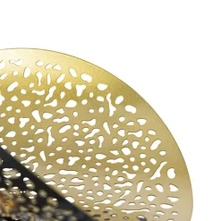 Orientalische Hängelampe schwarz mit Gold 28 cm - Japke