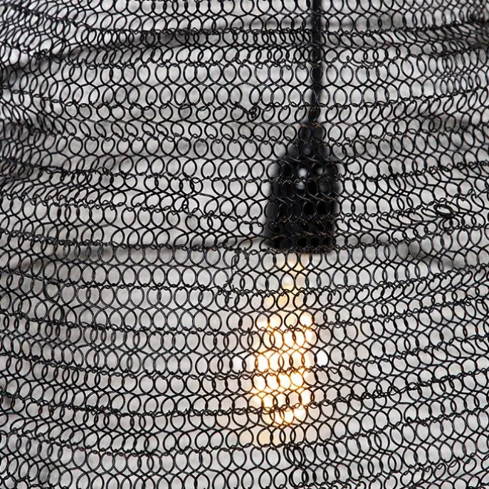 Orientalische Hängelampe schwarz 60 cm - Nidum