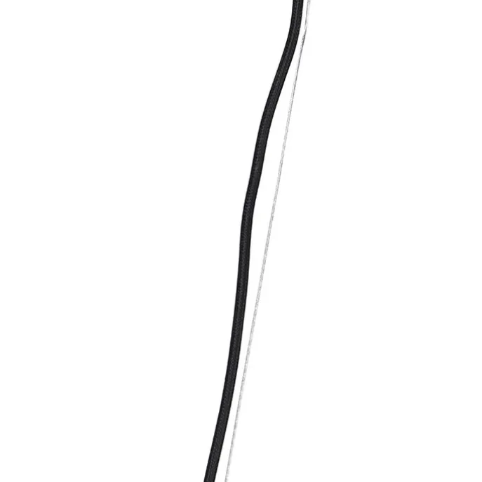 Orientalische Hängelampe schwarz 60 cm - Nidum