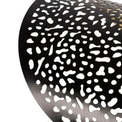 Orientalische Hängelampe schwarz mit Gold 35 cm - Japke