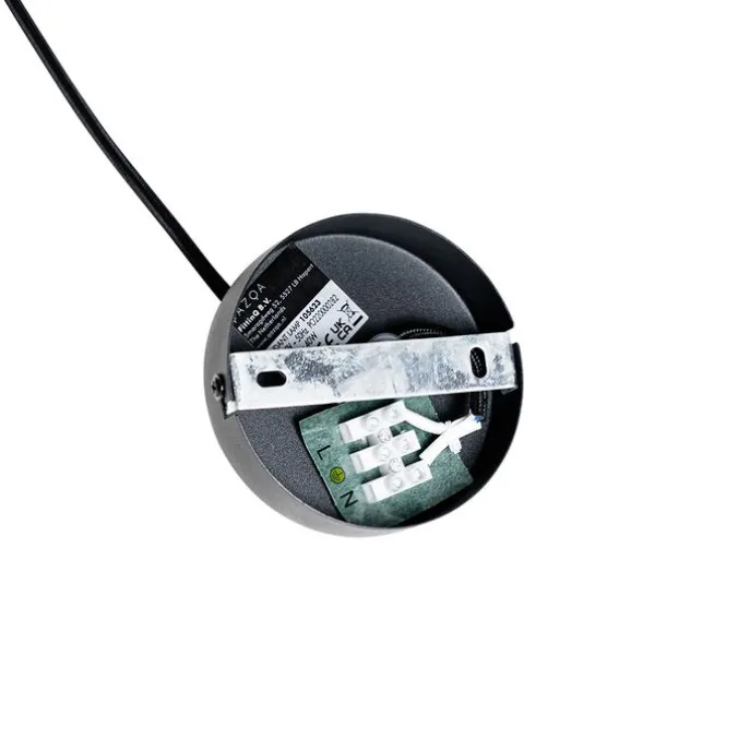 Orientalische Hängelampe schwarz mit Rattan 38 cm - Emir