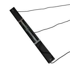 Orientalische Hängelampe schwarz mit natürlichem Bambus, 3-flammig – Pua