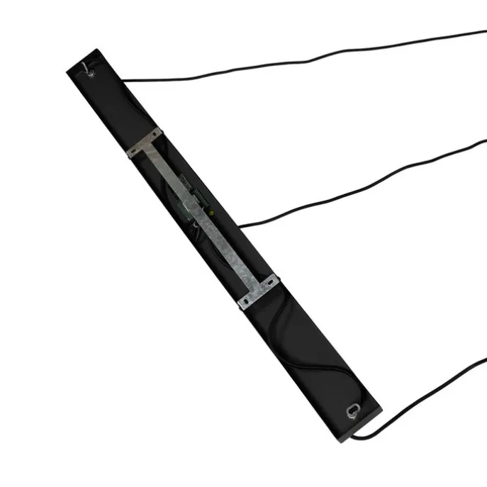 Orientalische Hängelampe schwarz mit natürlichem Bambus, 3-flammig – Pua