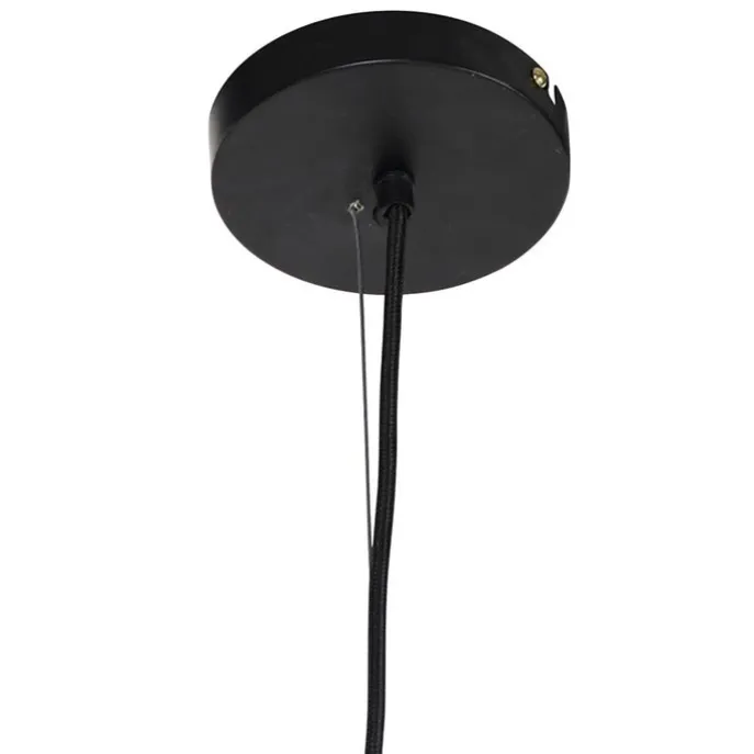 Orientalische Hängelampe schwarz 45 cm - Nidum