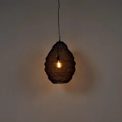 Orientalische Hängelampe schwarz 45 cm - Nidum