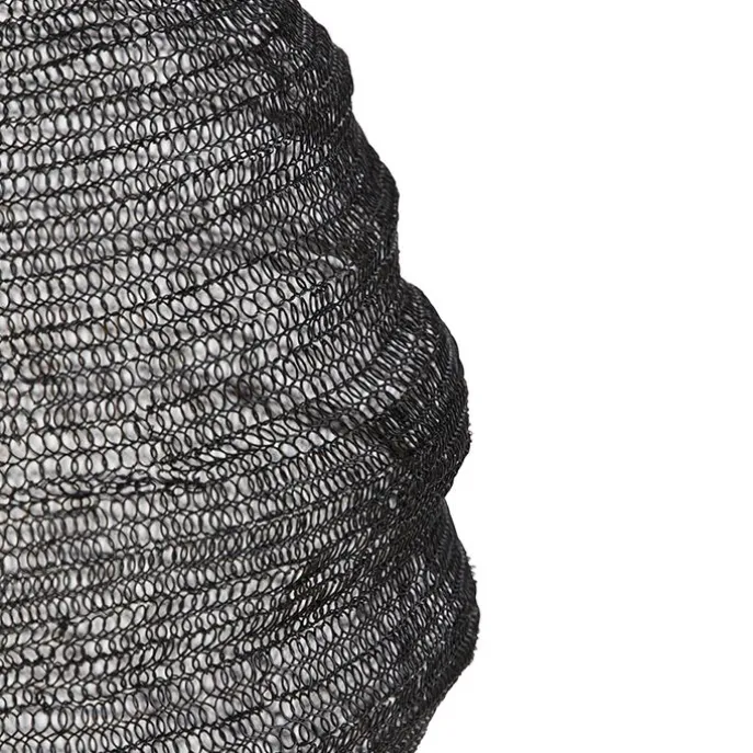 Orientalische Hängelampe schwarz 45 cm - Nidum