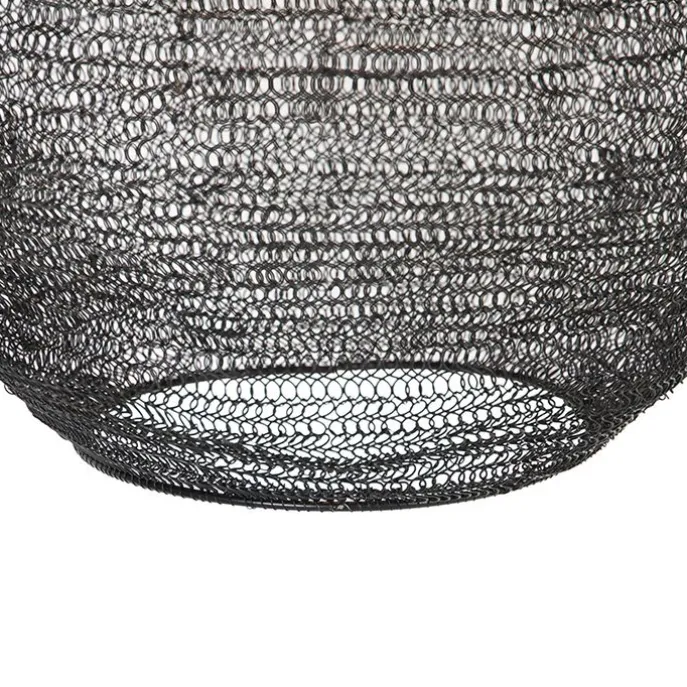 Orientalische Hängelampe schwarz 45 cm - Nidum