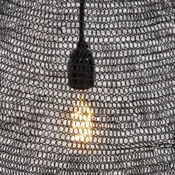 Orientalische Hängelampe schwarz 45 cm - Nidum